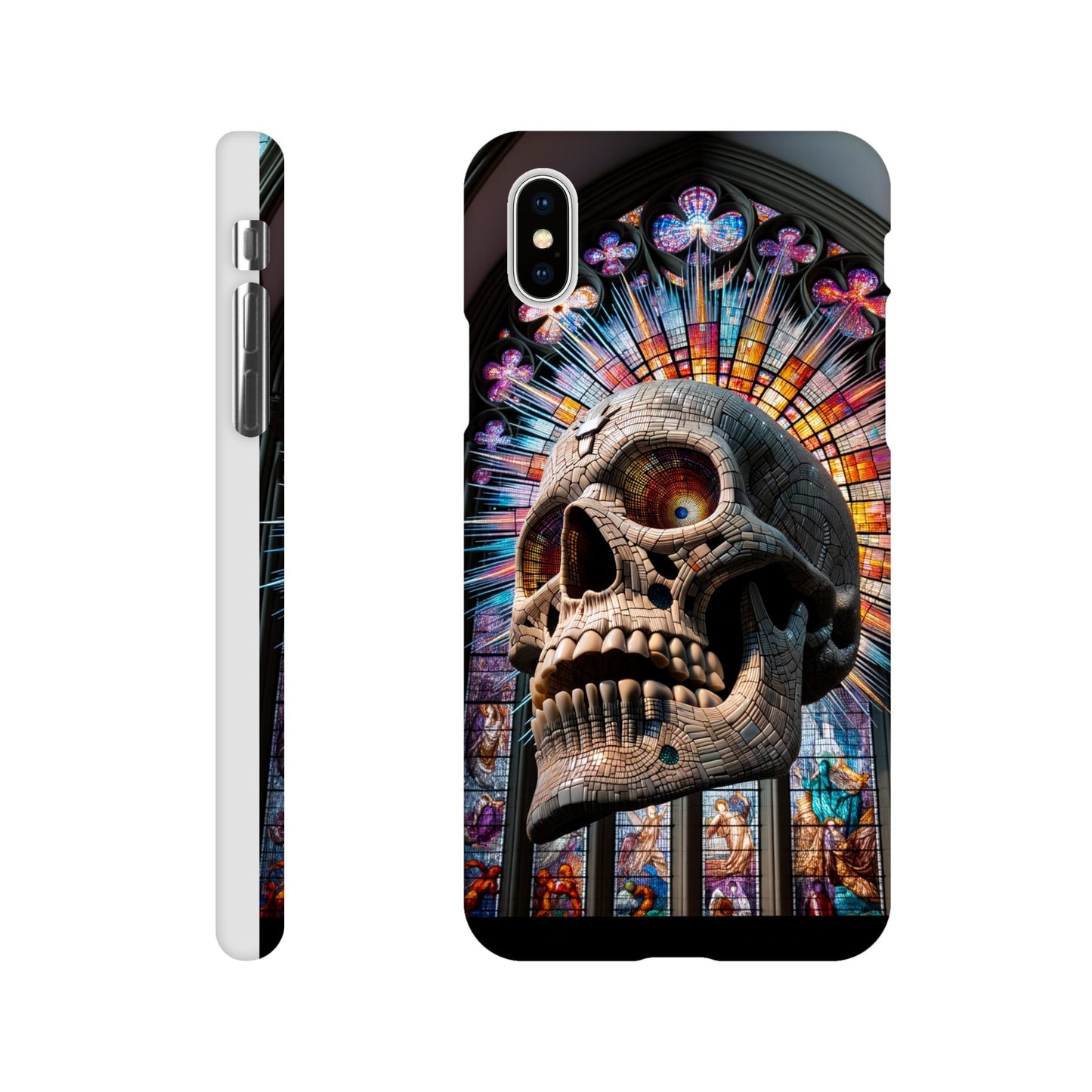 Phone Case - Stained Glass Skull