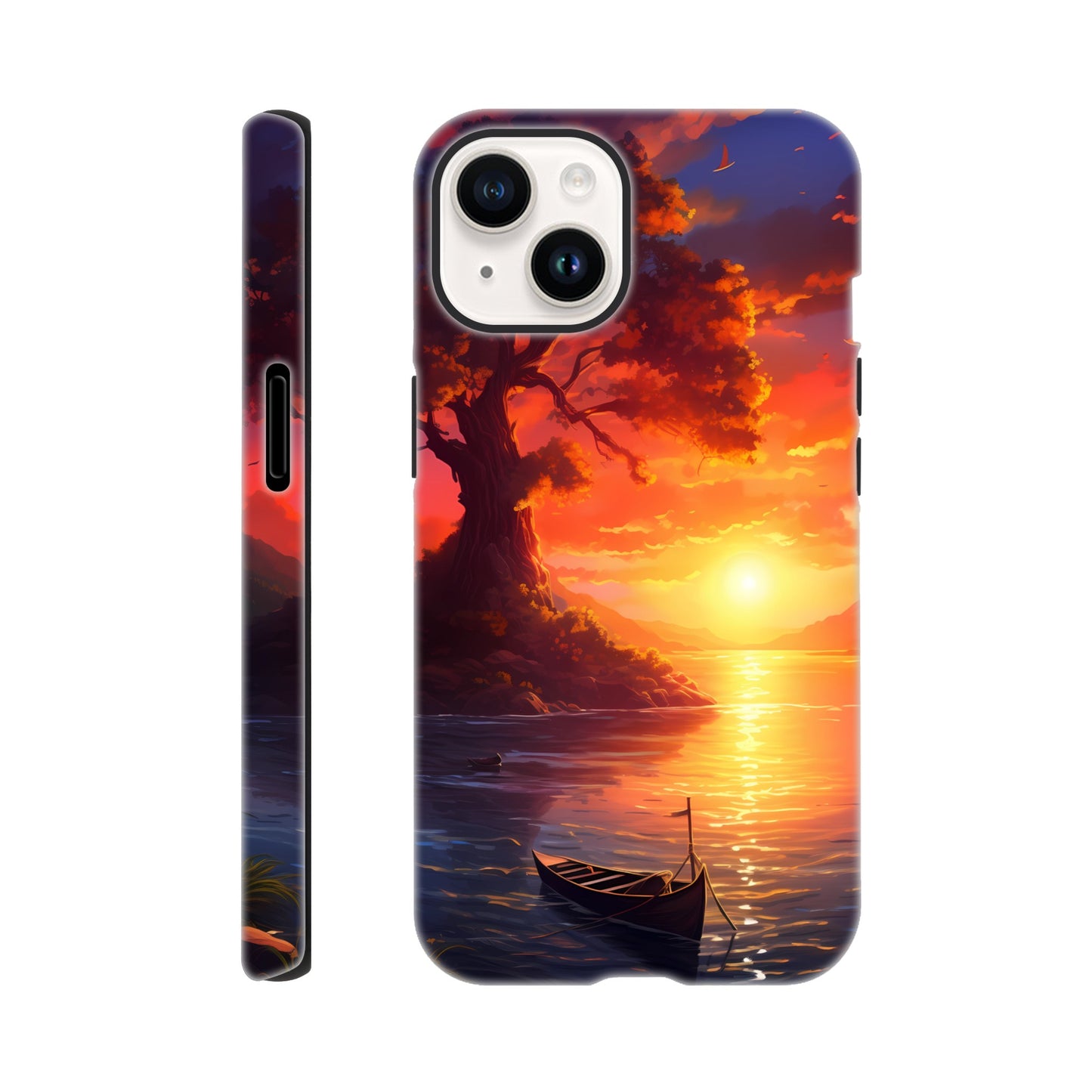 iPhone case - Solitary Sunset Serenade