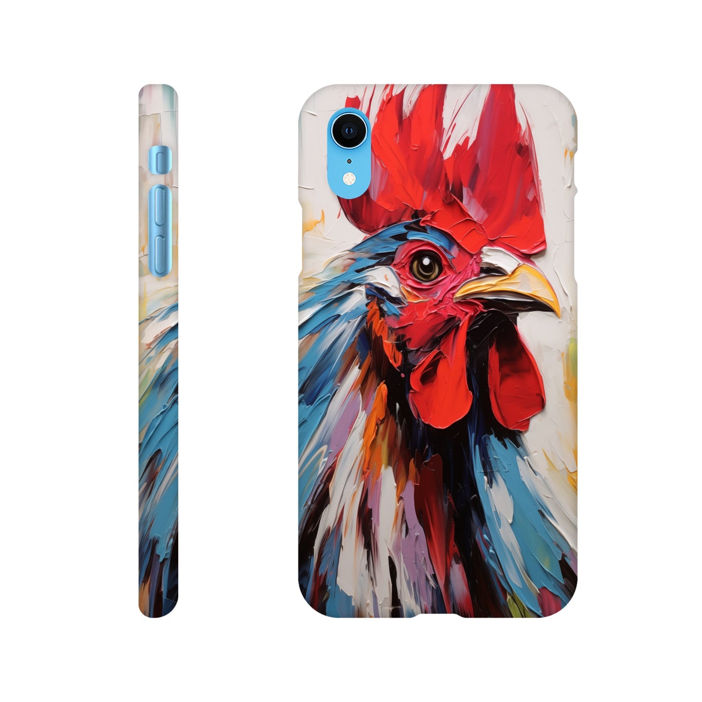 iPhone Case - Rooster Vibrant Vigilance