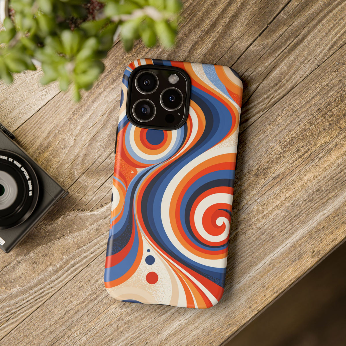 Electric Orbit iPhone Tough Phone Case