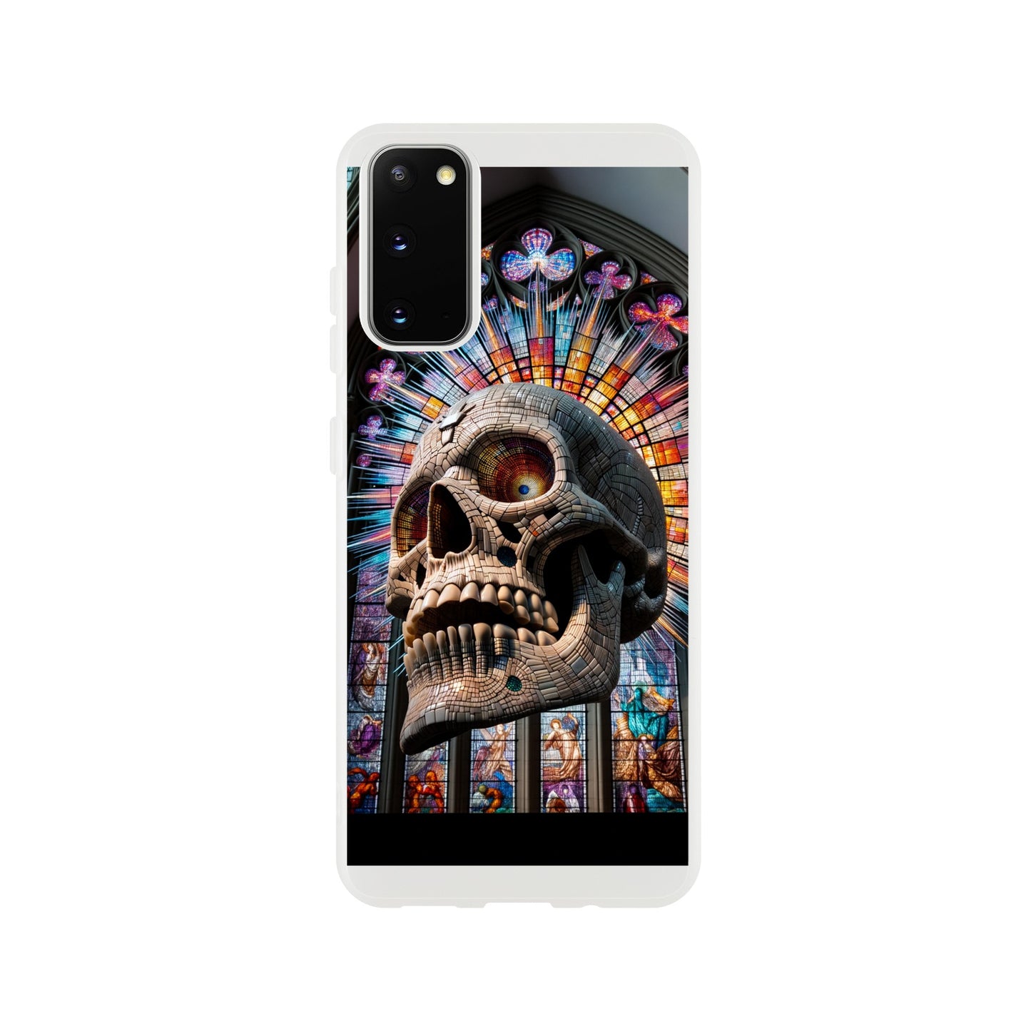 Phone Case - Stained Glass Skull