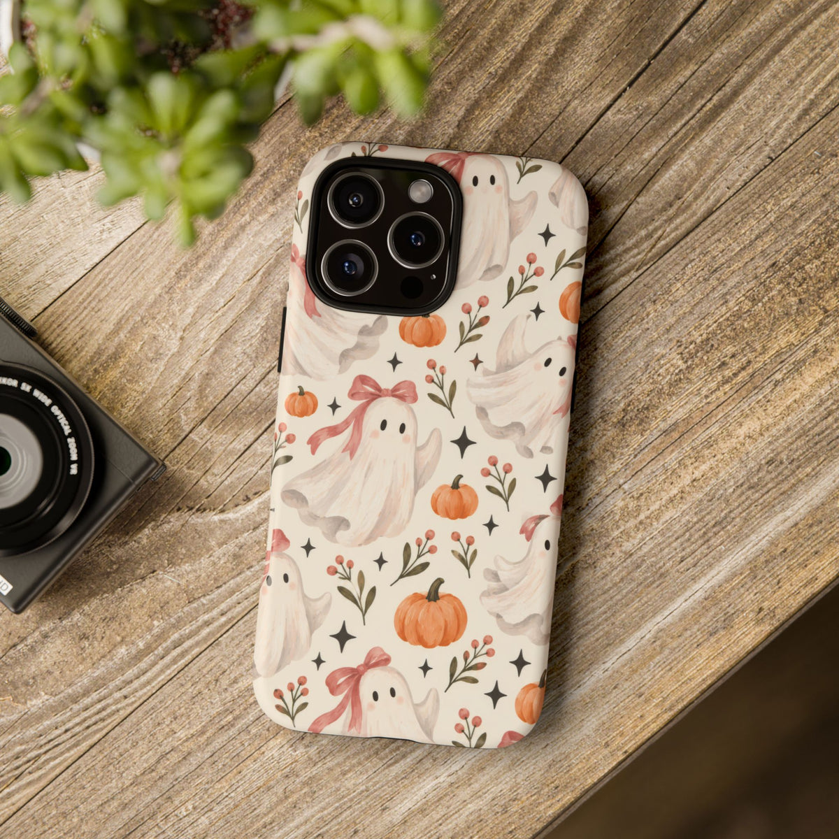 Blush Boo Social iPhone Tough Case | cute ghost