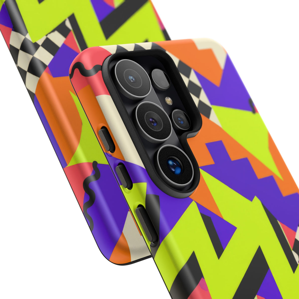 Acid Arcade Samsung Galaxy Tough Case | Bright Retro Geometry
