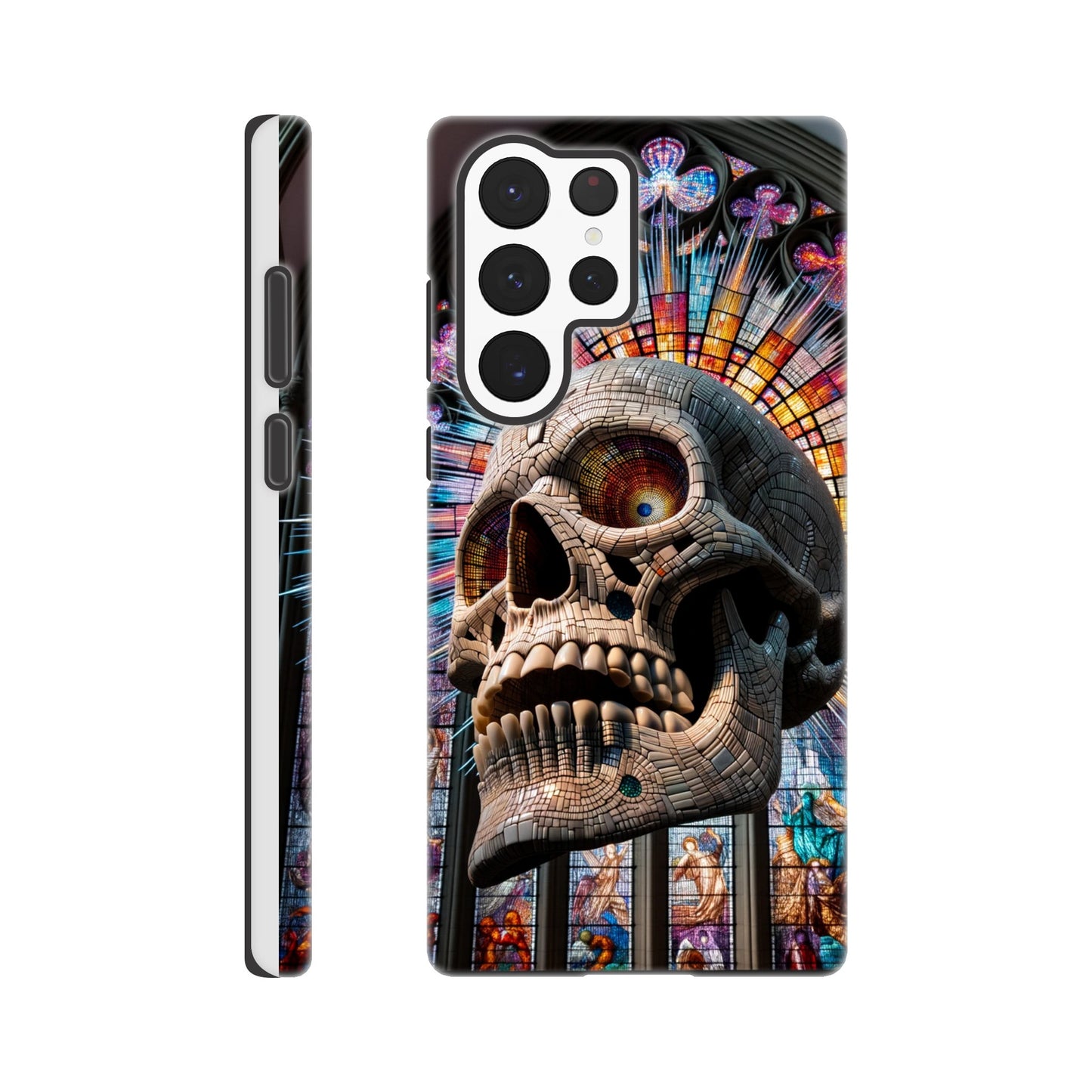 Phone Case - Stained Glass Skull