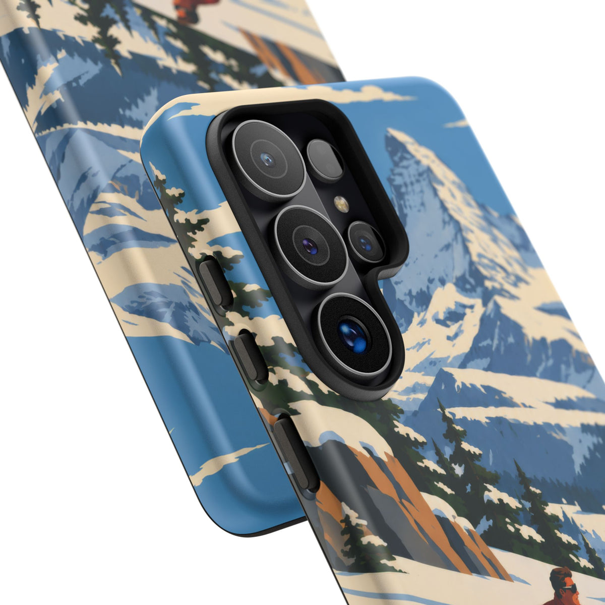 Swiss Skiing — Downhill Arc Samsung Galaxy Tough Case