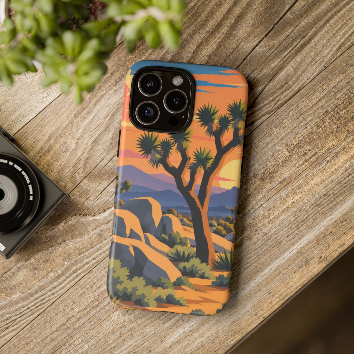 Joshua Tree — Desert Silhouettes iPhone Tough Case