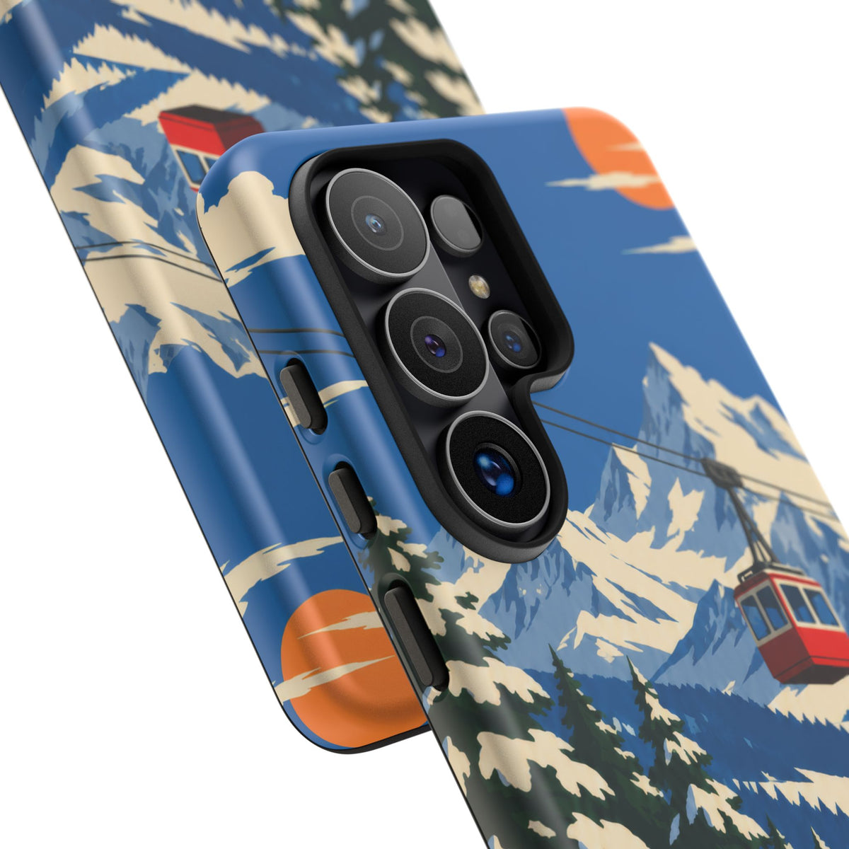 Swiss Skiing — Lift to the Sky Samsung Galaxy Tough Case