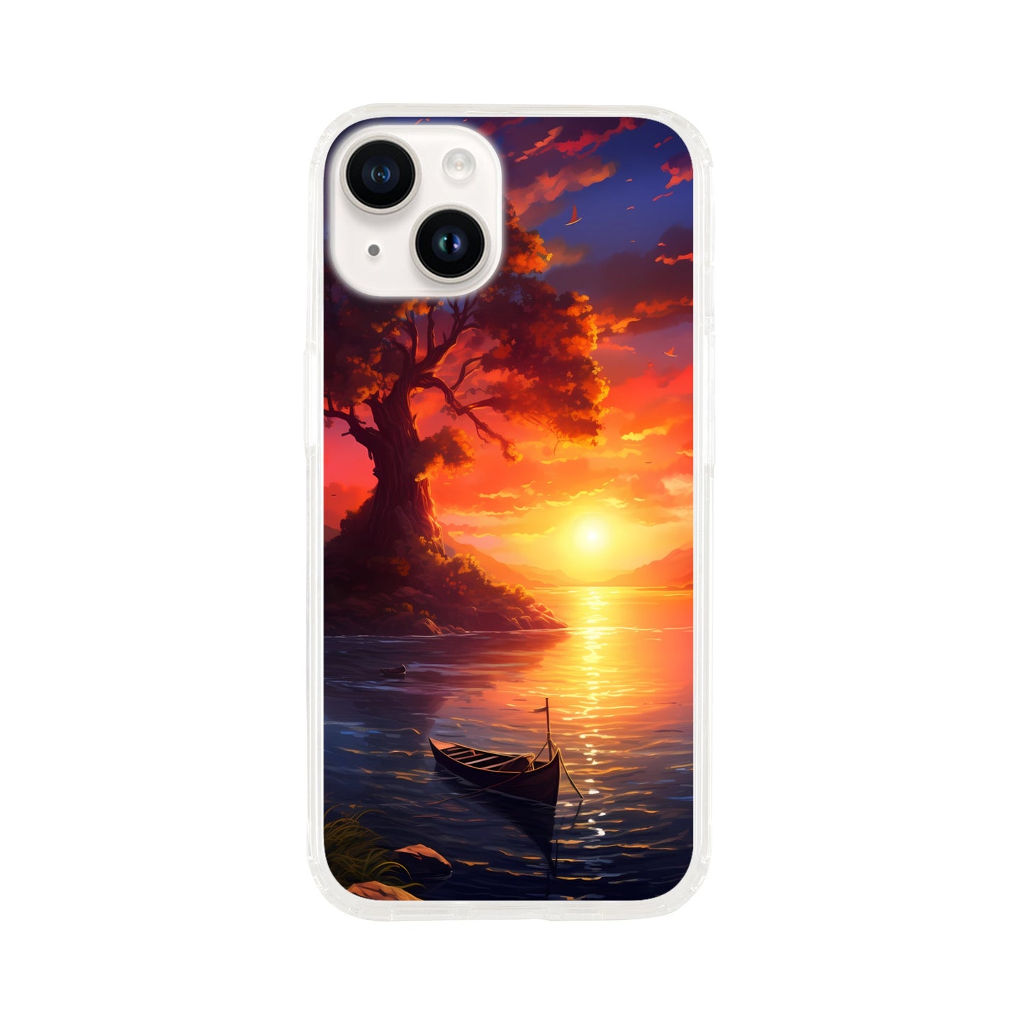 iPhone case - Solitary Sunset Serenade