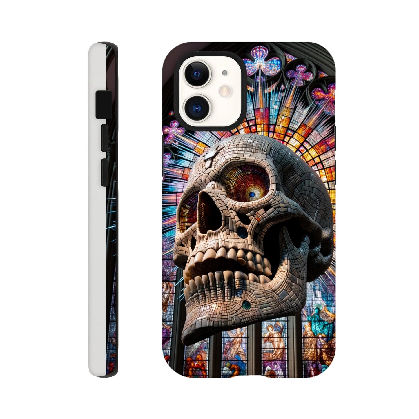 Phone Case - Stained Glass Skull