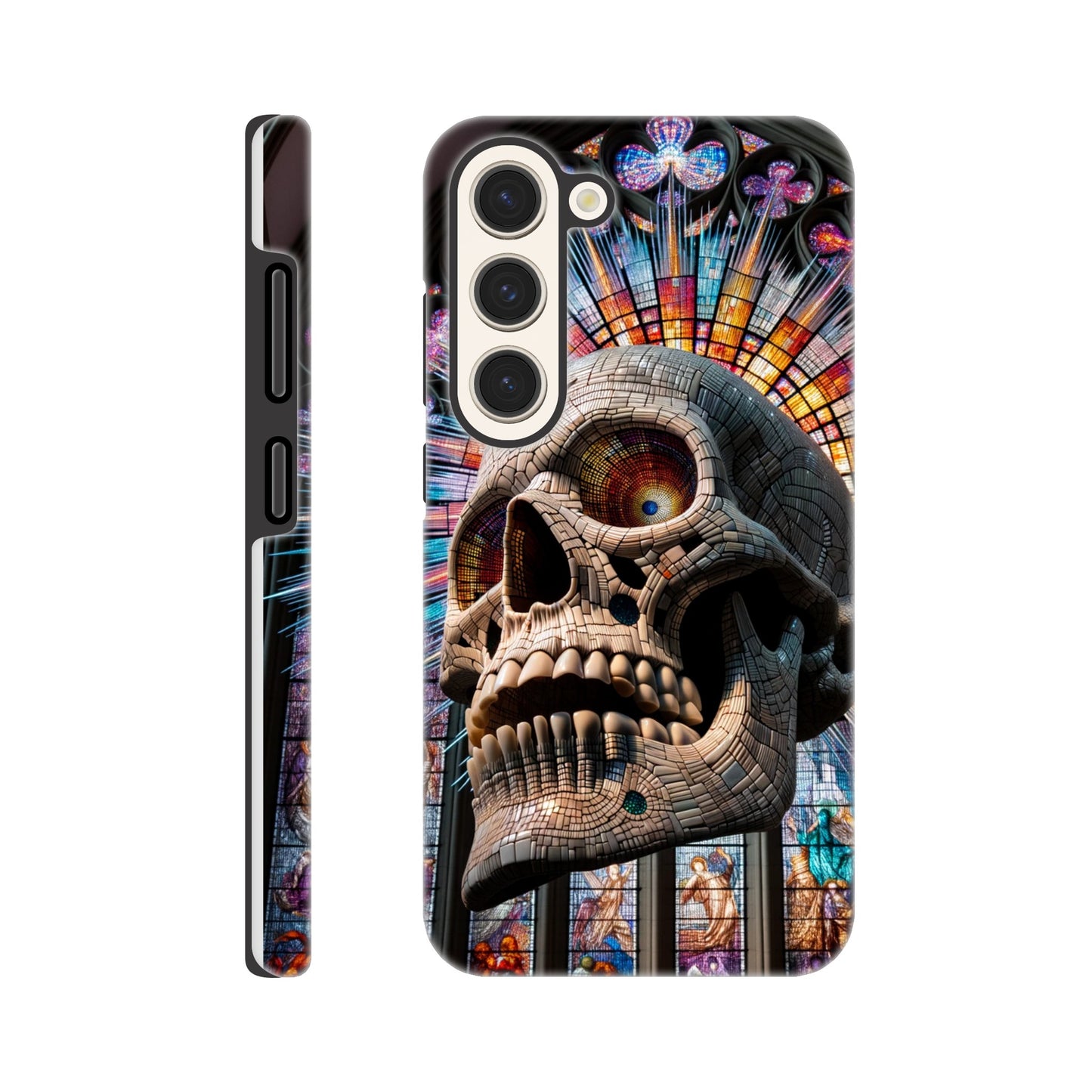 Phone Case - Stained Glass Skull