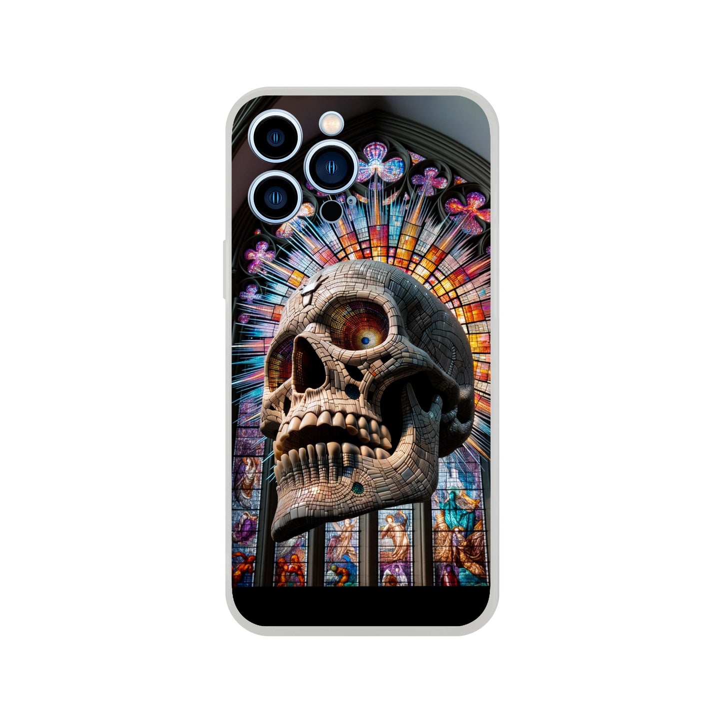 Phone Case - Stained Glass Skull
