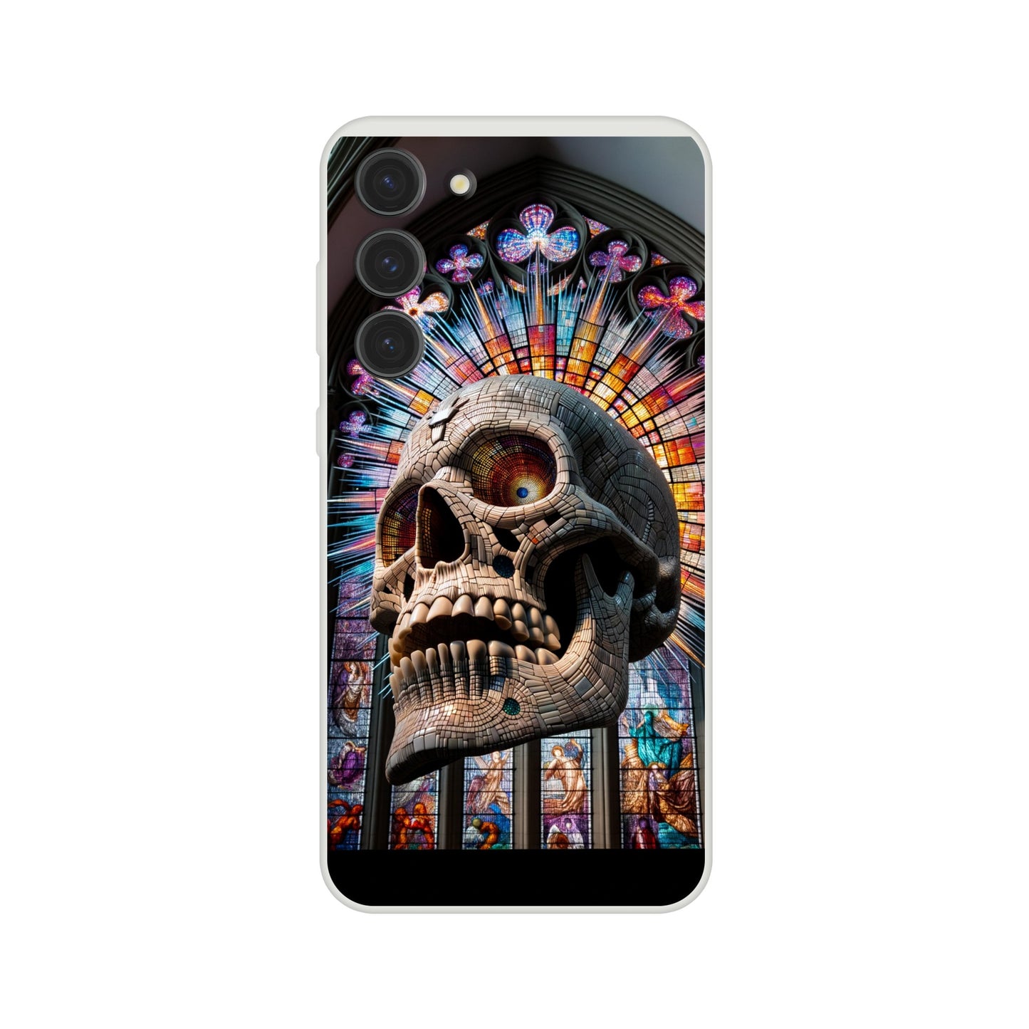 Phone Case - Stained Glass Skull