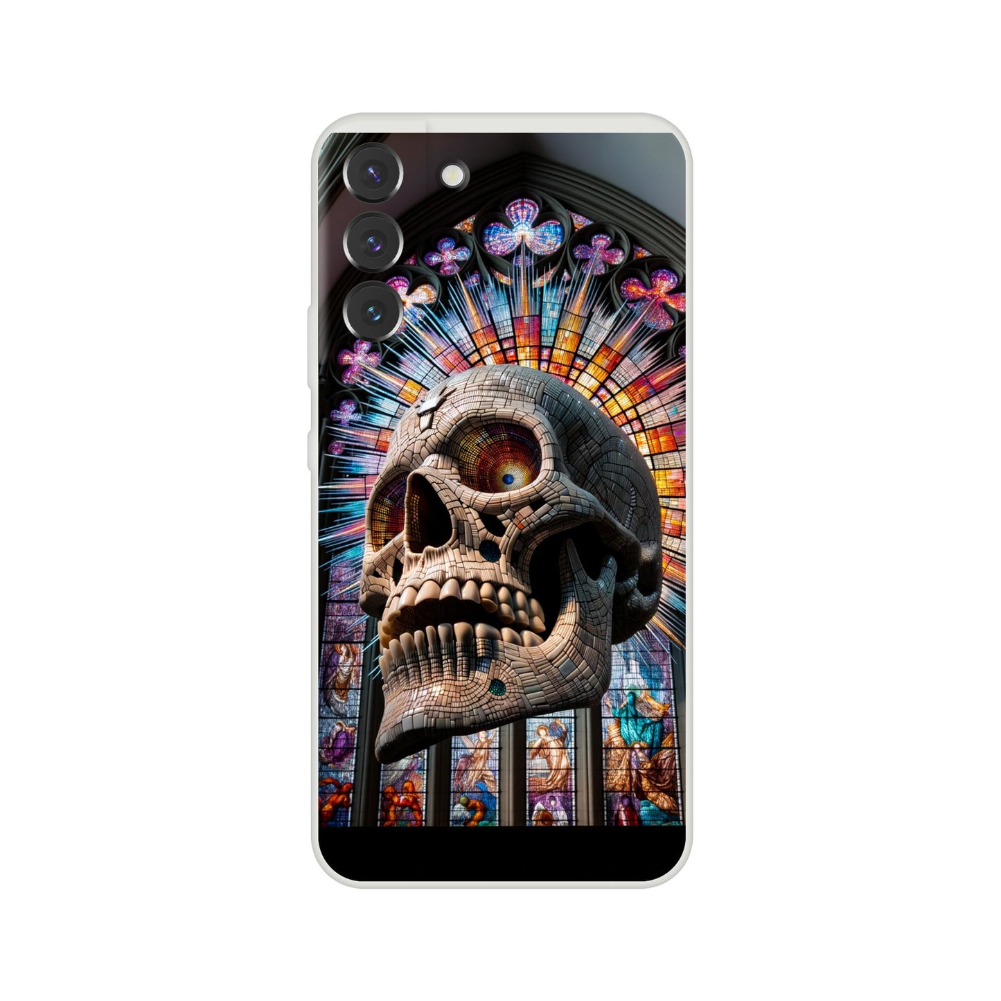 Phone Case - Stained Glass Skull