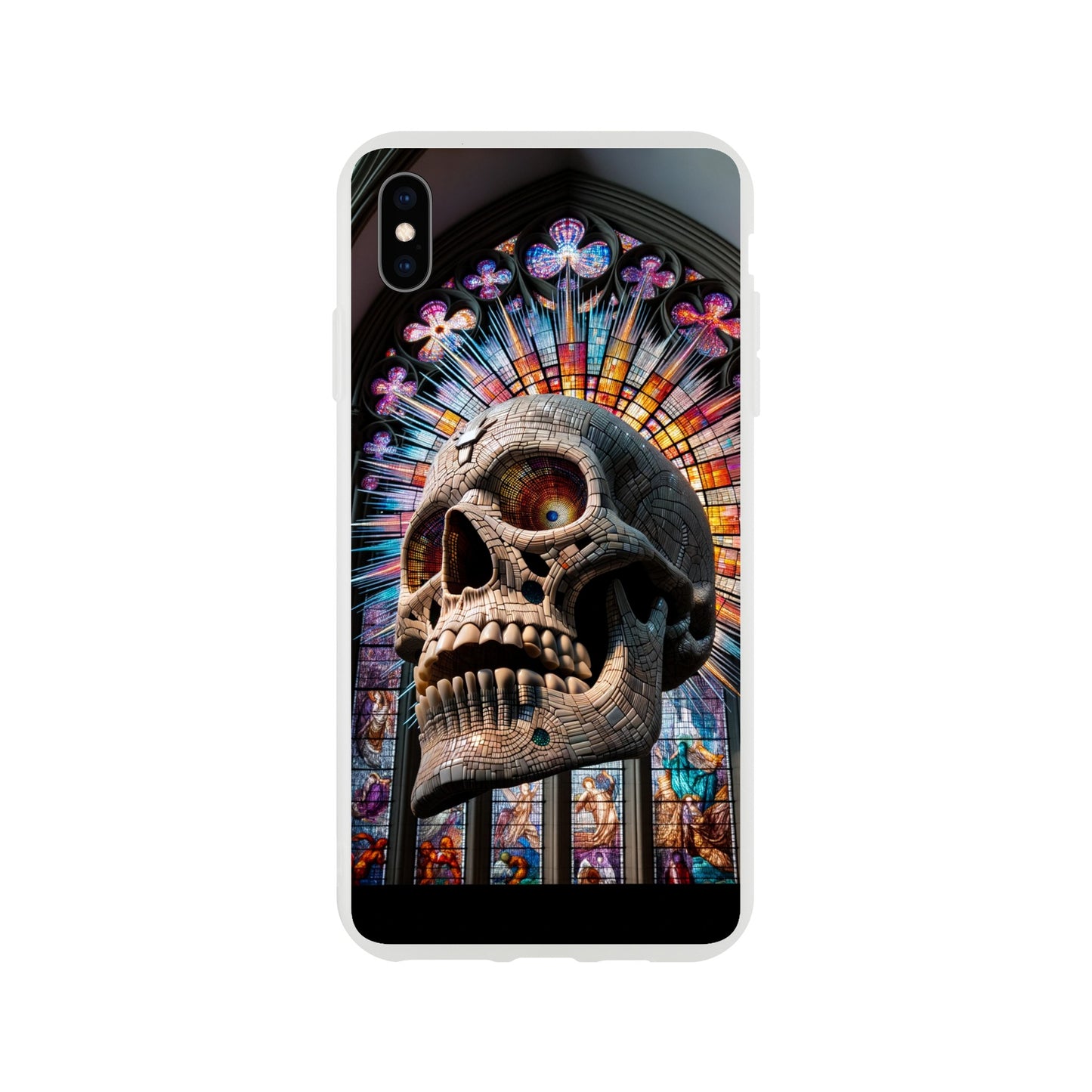 Phone Case - Stained Glass Skull