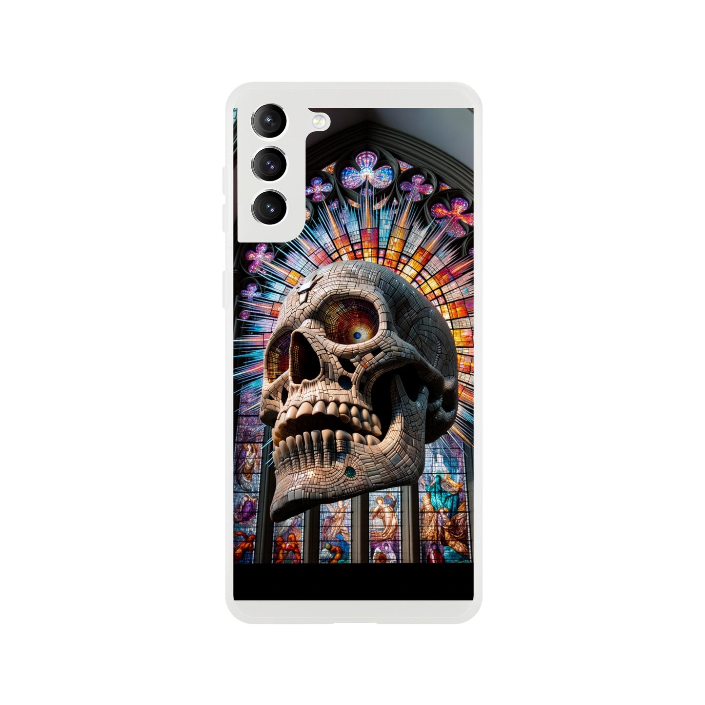 Phone Case - Stained Glass Skull