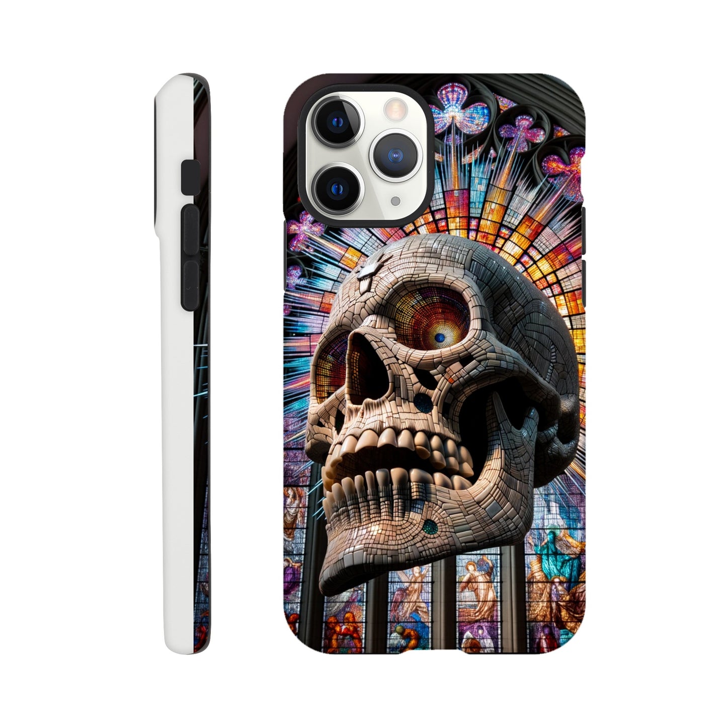 Phone Case - Stained Glass Skull