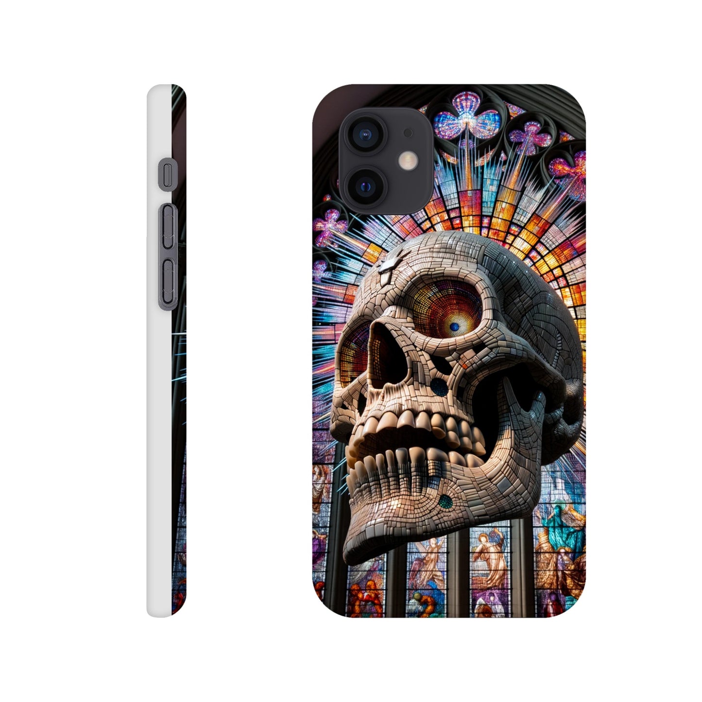 Phone Case - Stained Glass Skull