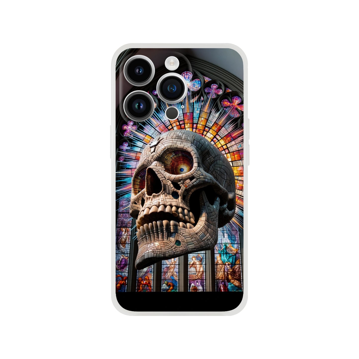 Phone Case - Stained Glass Skull
