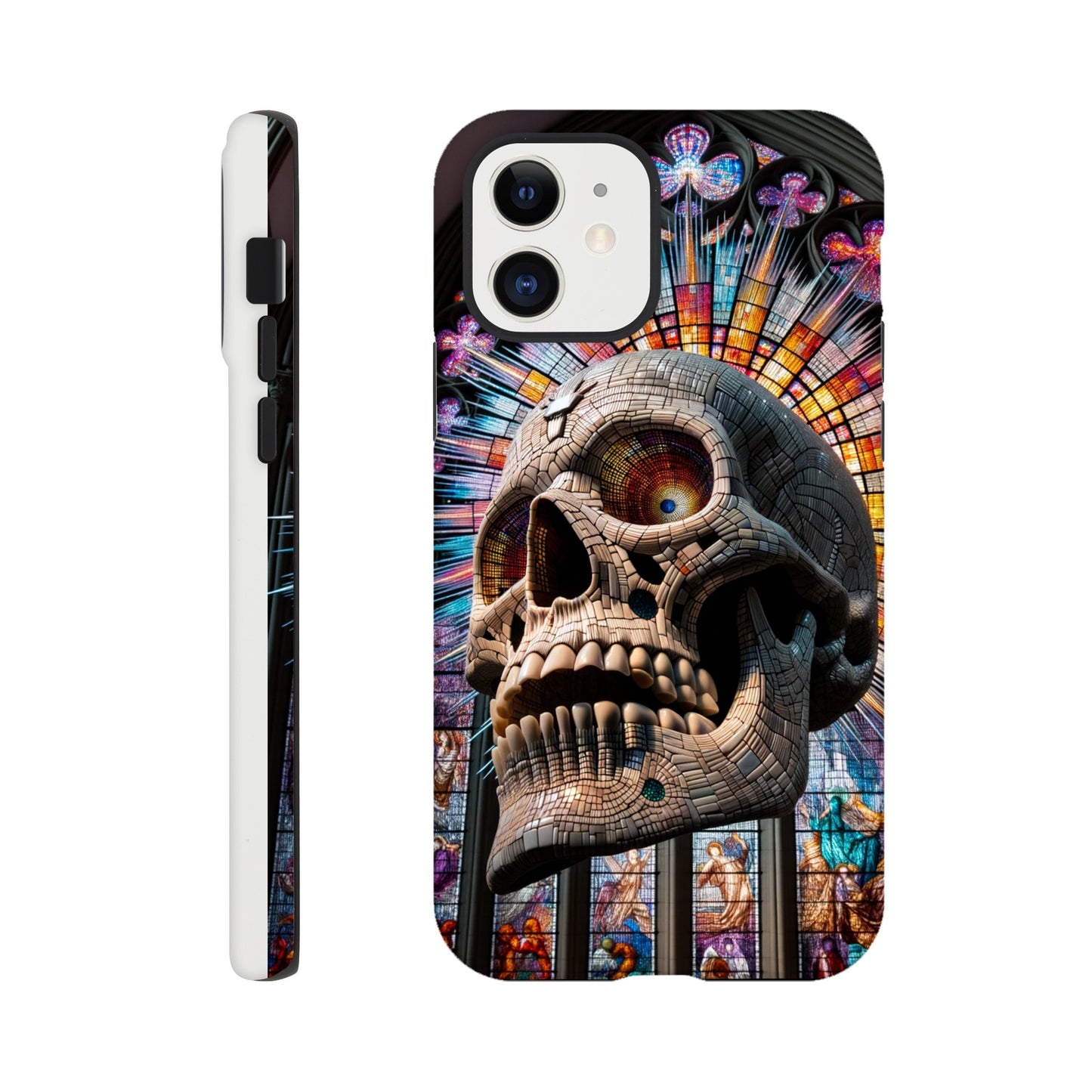 Phone Case - Stained Glass Skull