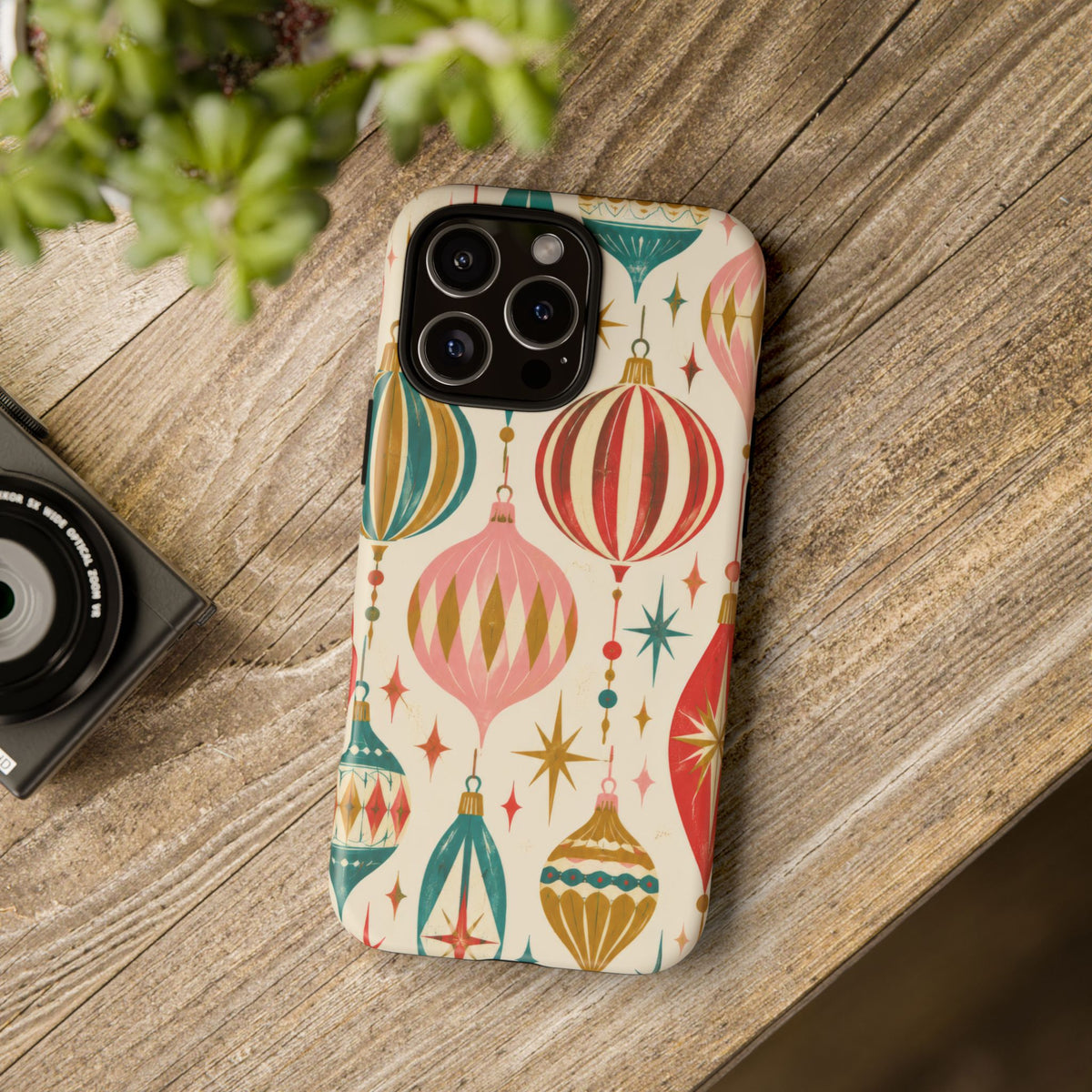 Holiday Heirlooms iPhone Tough Case | vintage ornaments