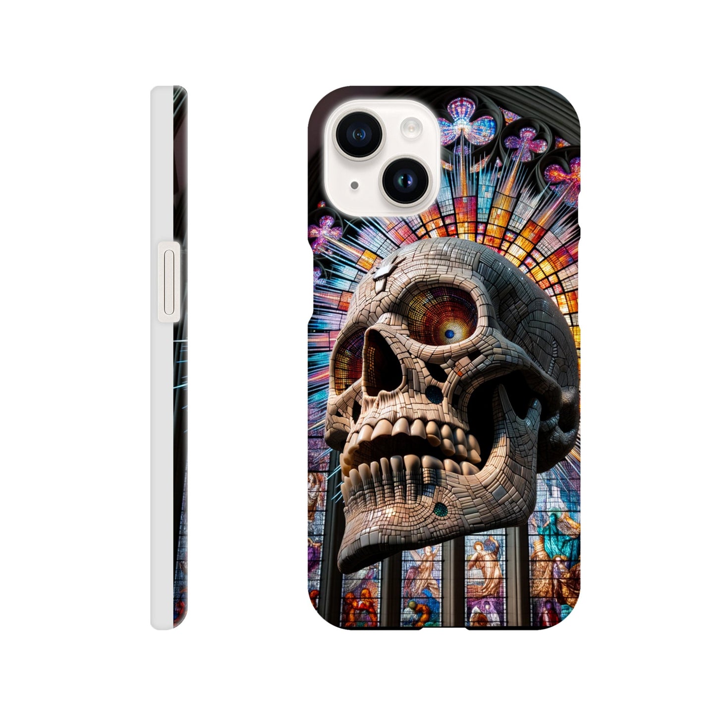 Phone Case - Stained Glass Skull