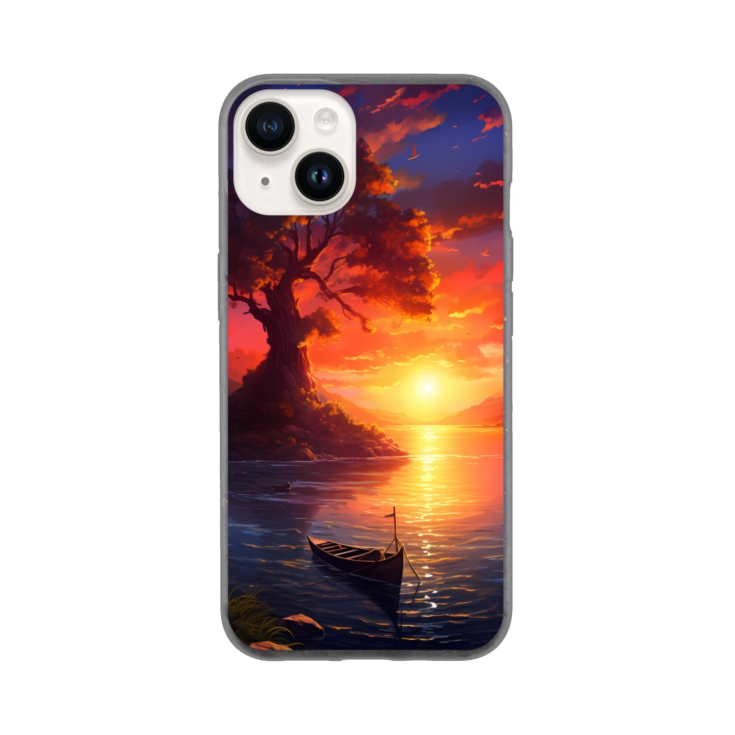 iPhone case - Solitary Sunset Serenade
