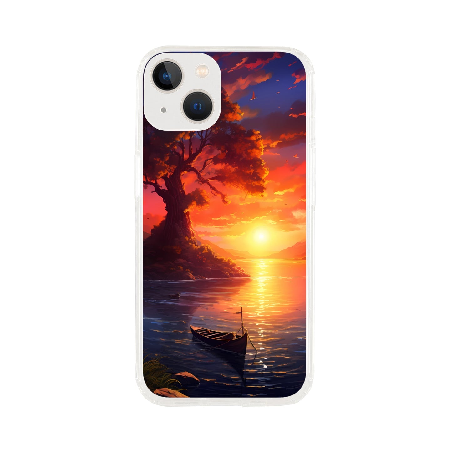 iPhone case - Solitary Sunset Serenade