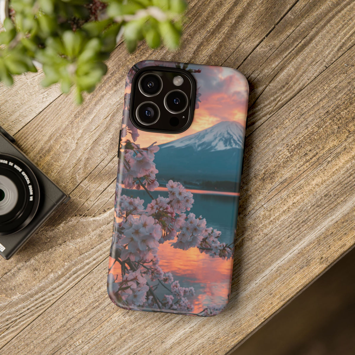 Fuji Petal Reflection iPhone Tough Phone Case