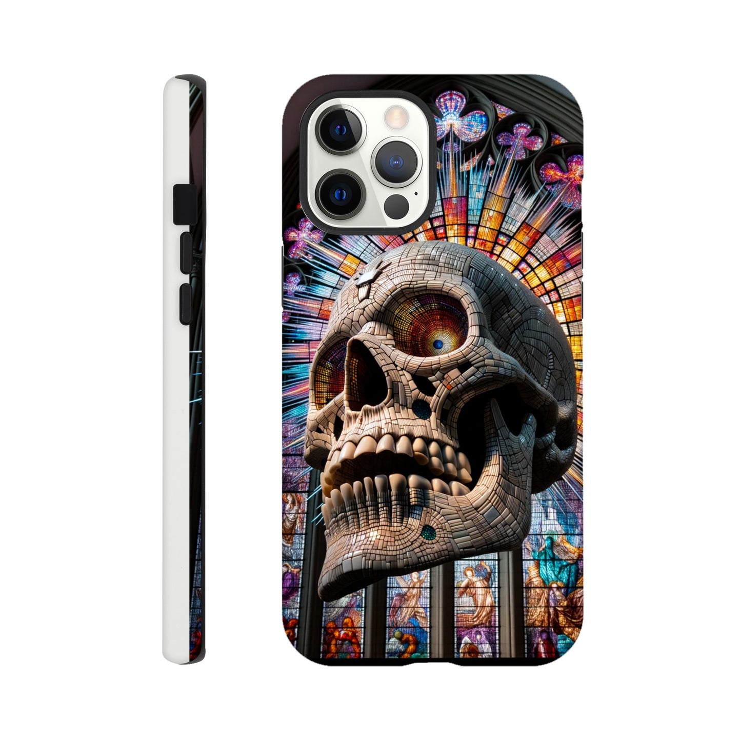 Phone Case - Stained Glass Skull