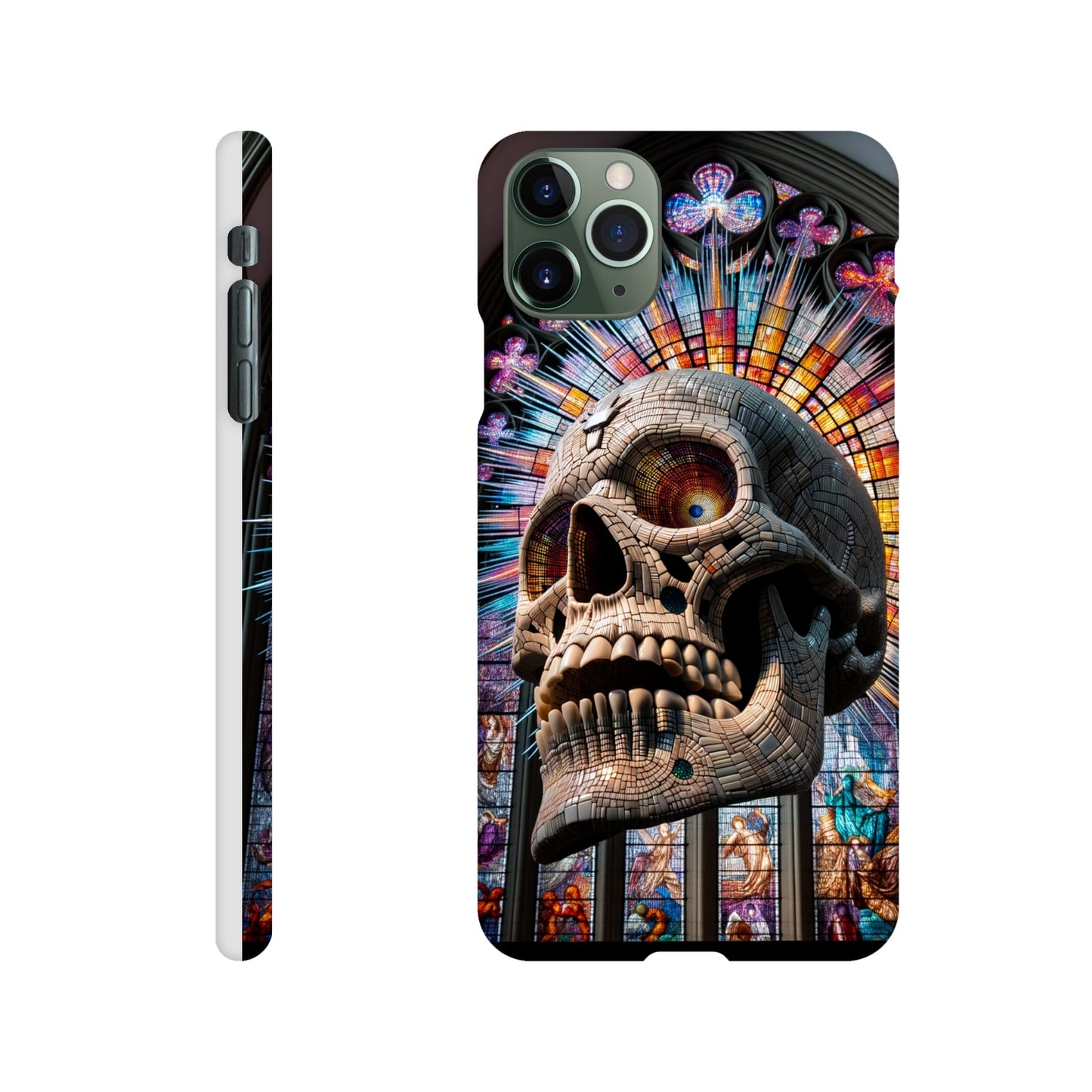 Phone Case - Stained Glass Skull