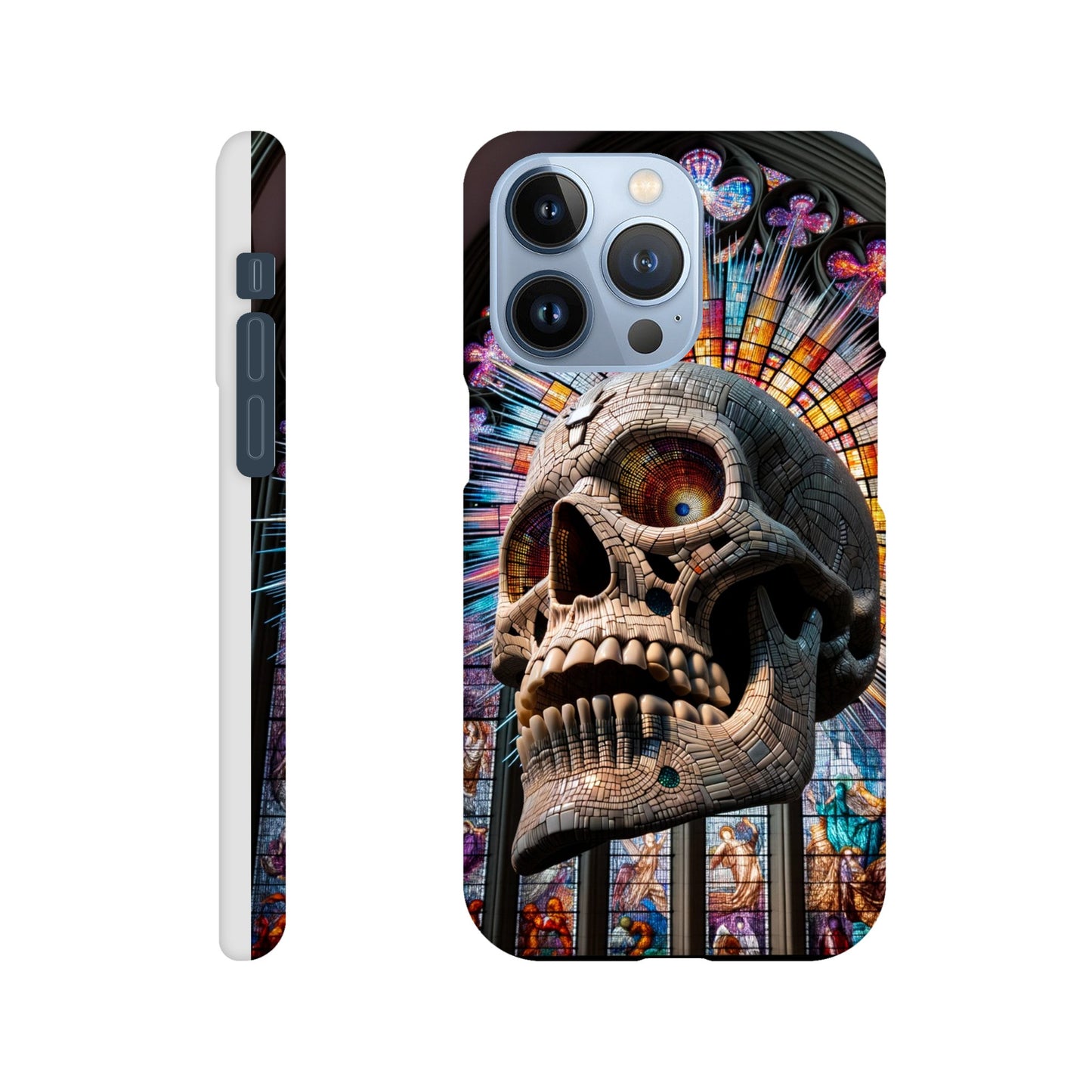 Phone Case - Stained Glass Skull