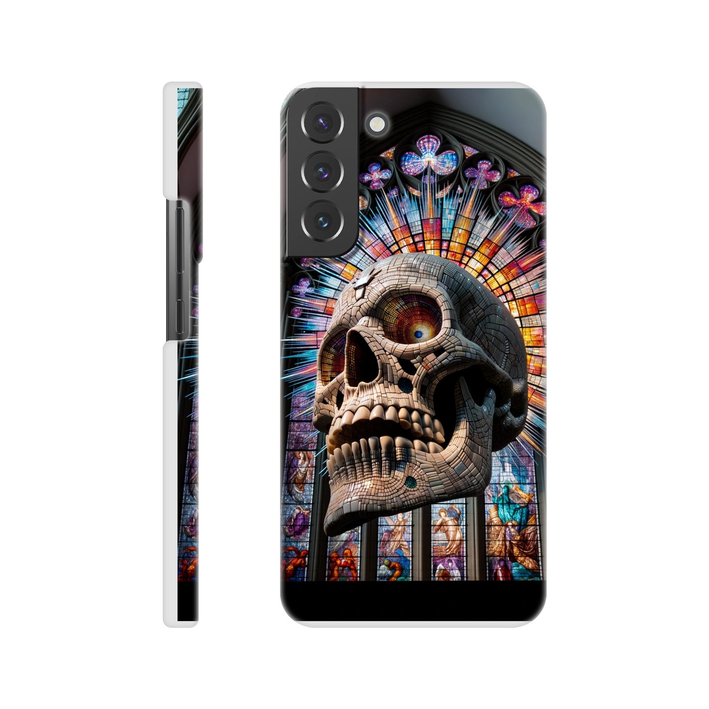 Phone Case - Stained Glass Skull