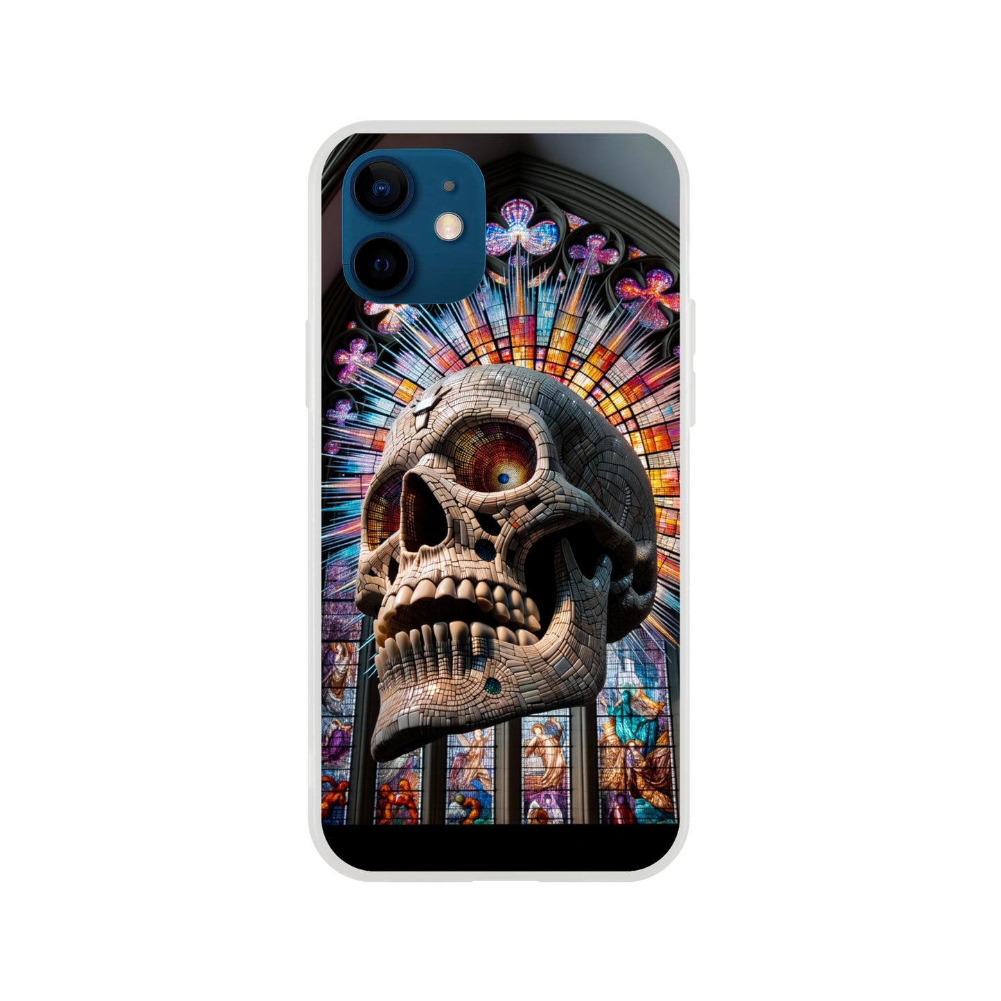 Phone Case - Stained Glass Skull