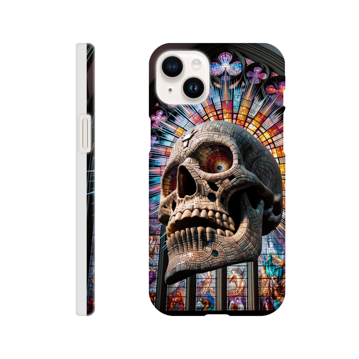 Phone Case - Stained Glass Skull