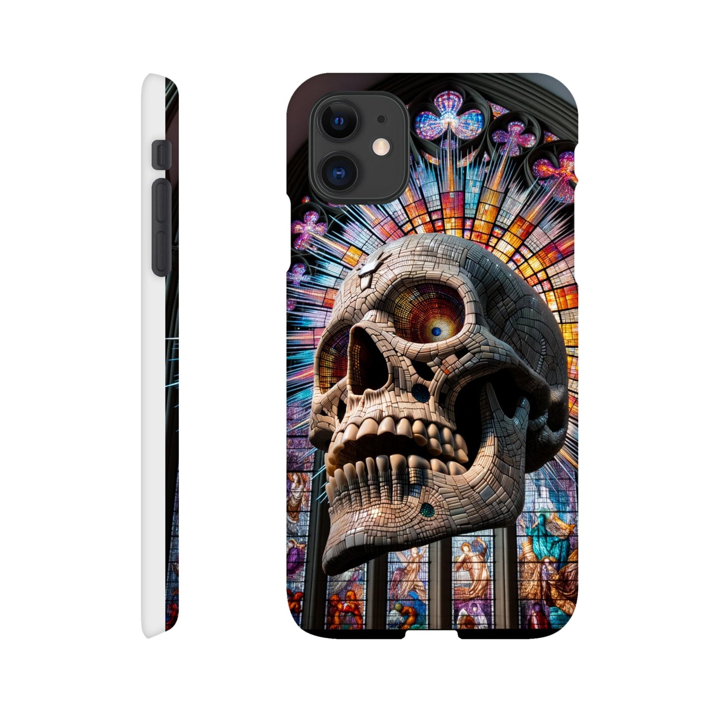 Phone Case - Stained Glass Skull