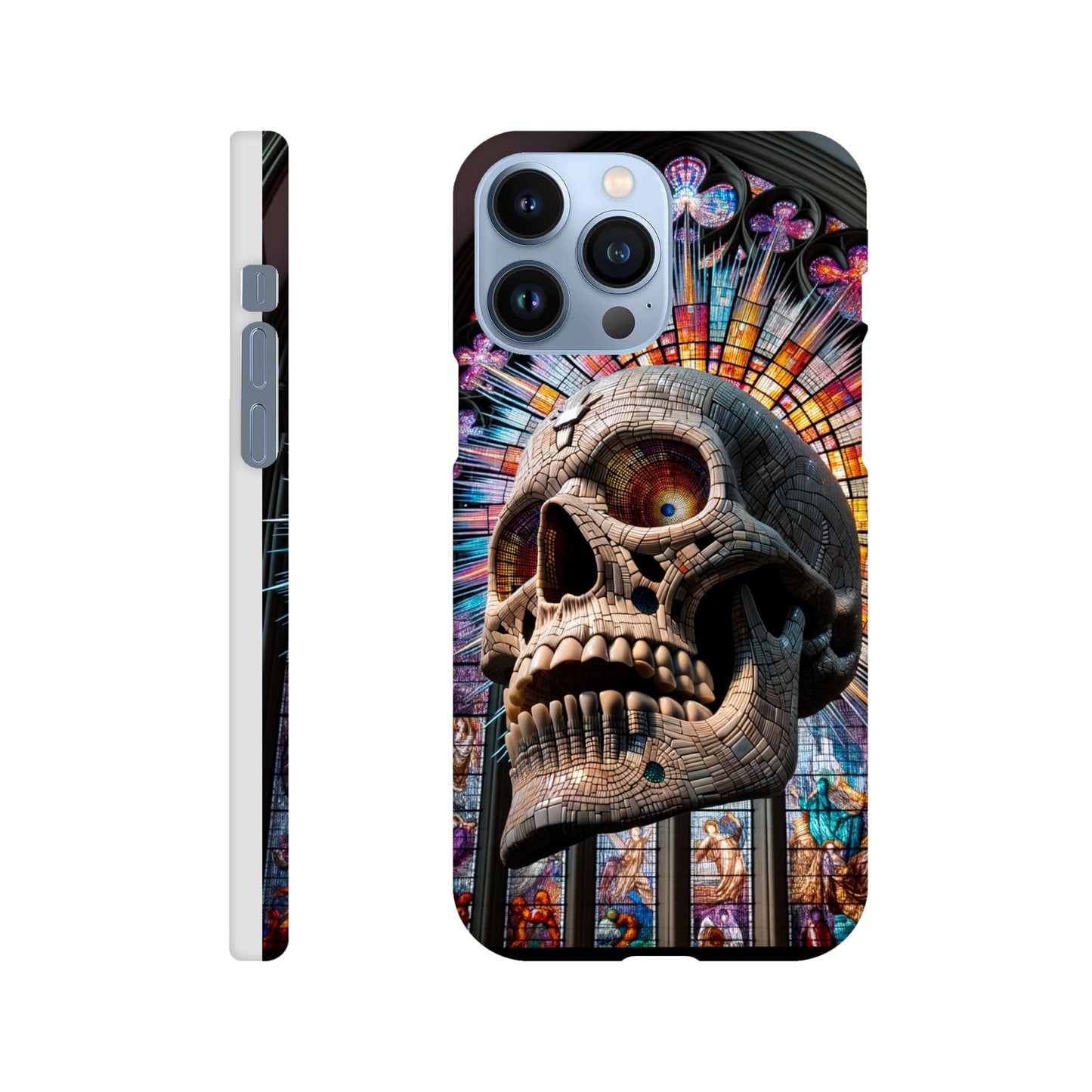 Phone Case - Stained Glass Skull