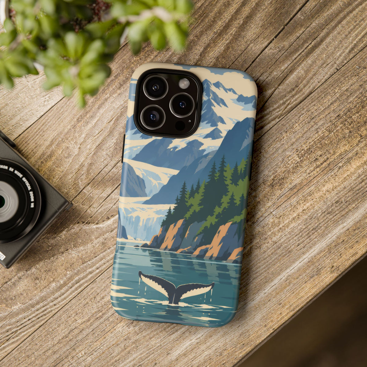 Glacier Bay — Fjord Silence iPhone Tough Case