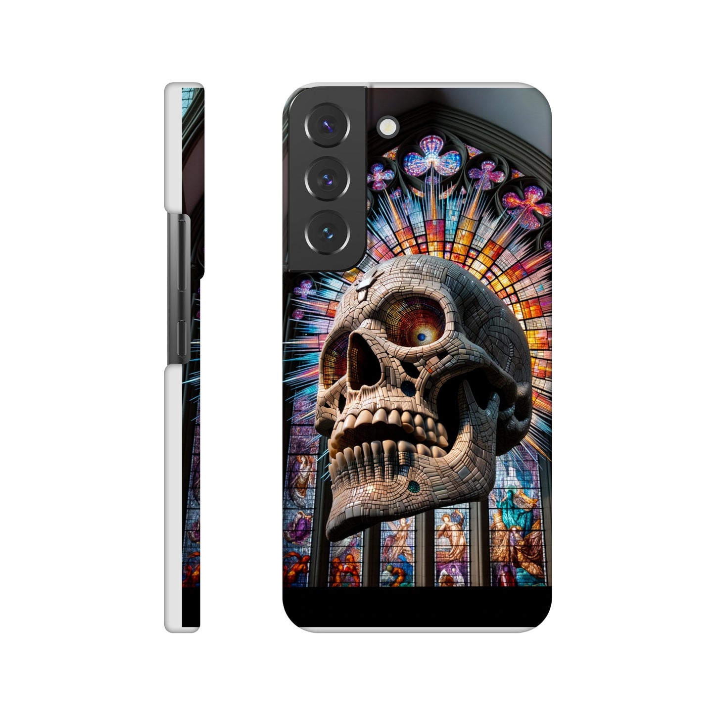 Phone Case - Stained Glass Skull