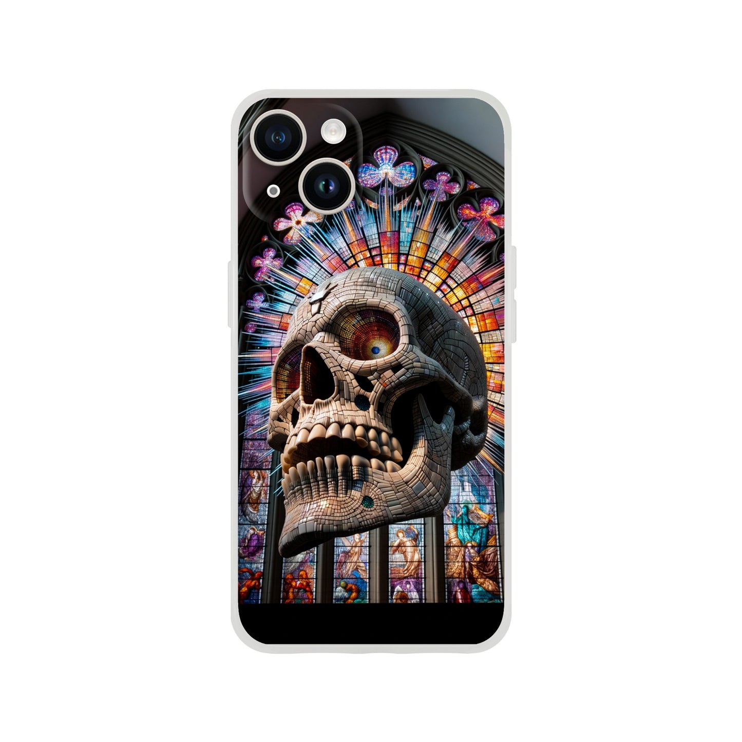 Phone Case - Stained Glass Skull