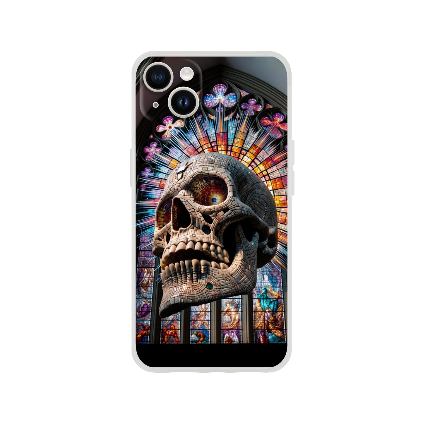 Phone Case - Stained Glass Skull