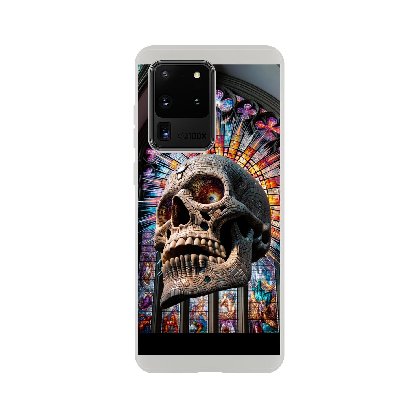 Phone Case - Stained Glass Skull