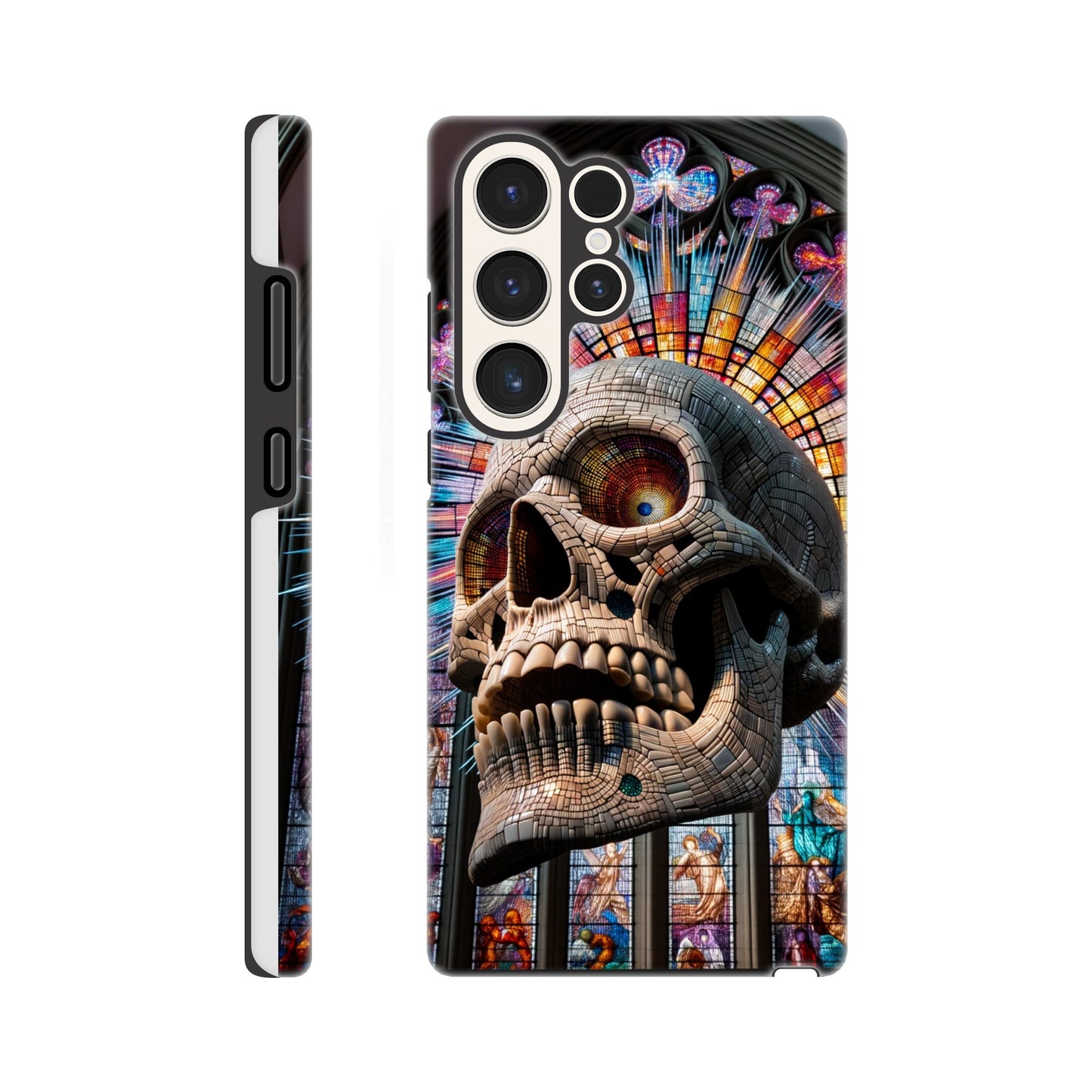 Phone Case - Stained Glass Skull