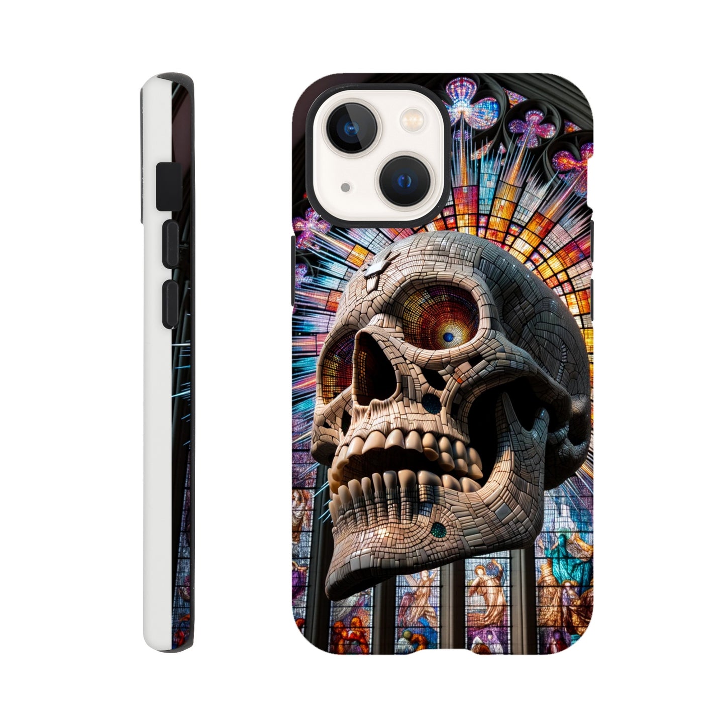 Phone Case - Stained Glass Skull