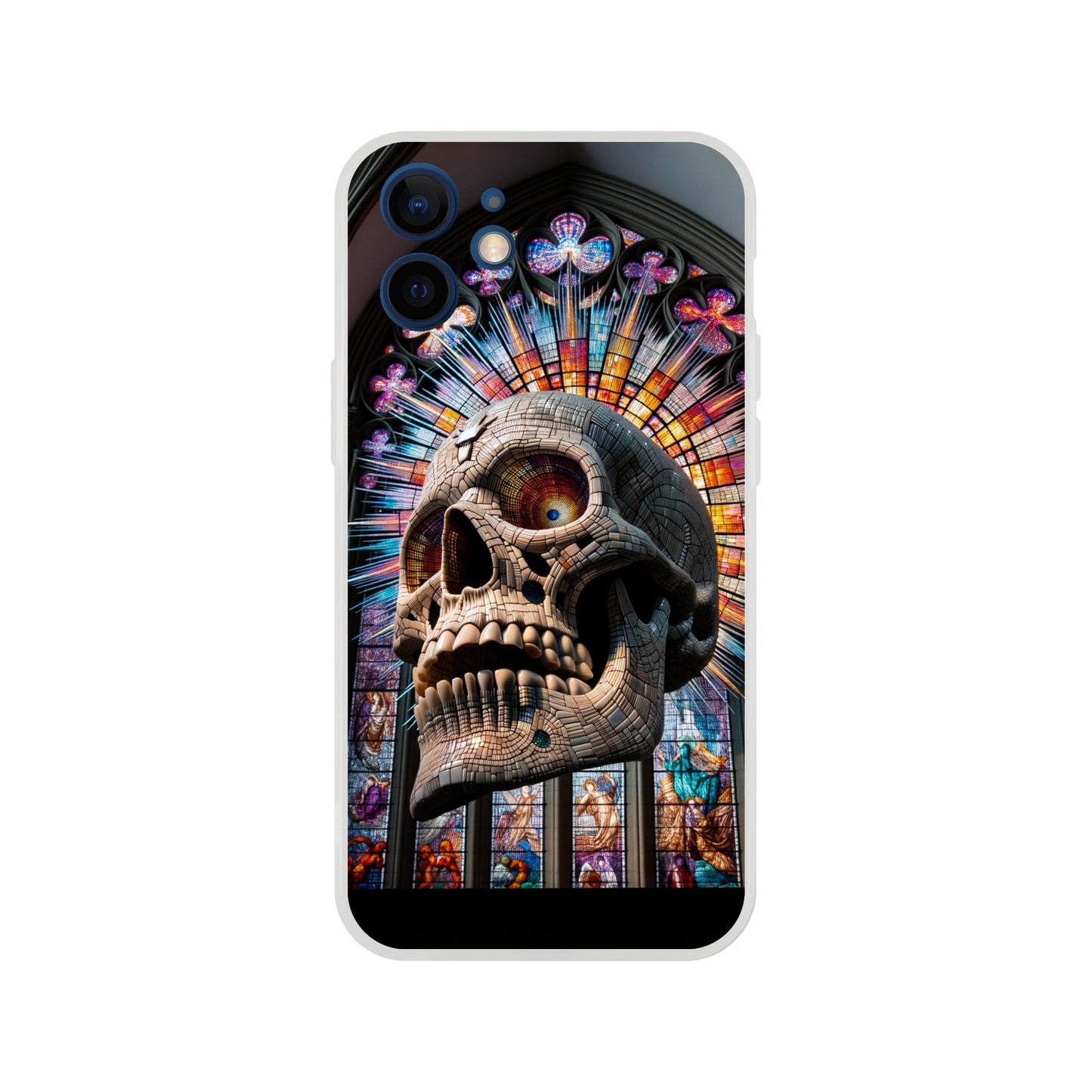 Phone Case - Stained Glass Skull