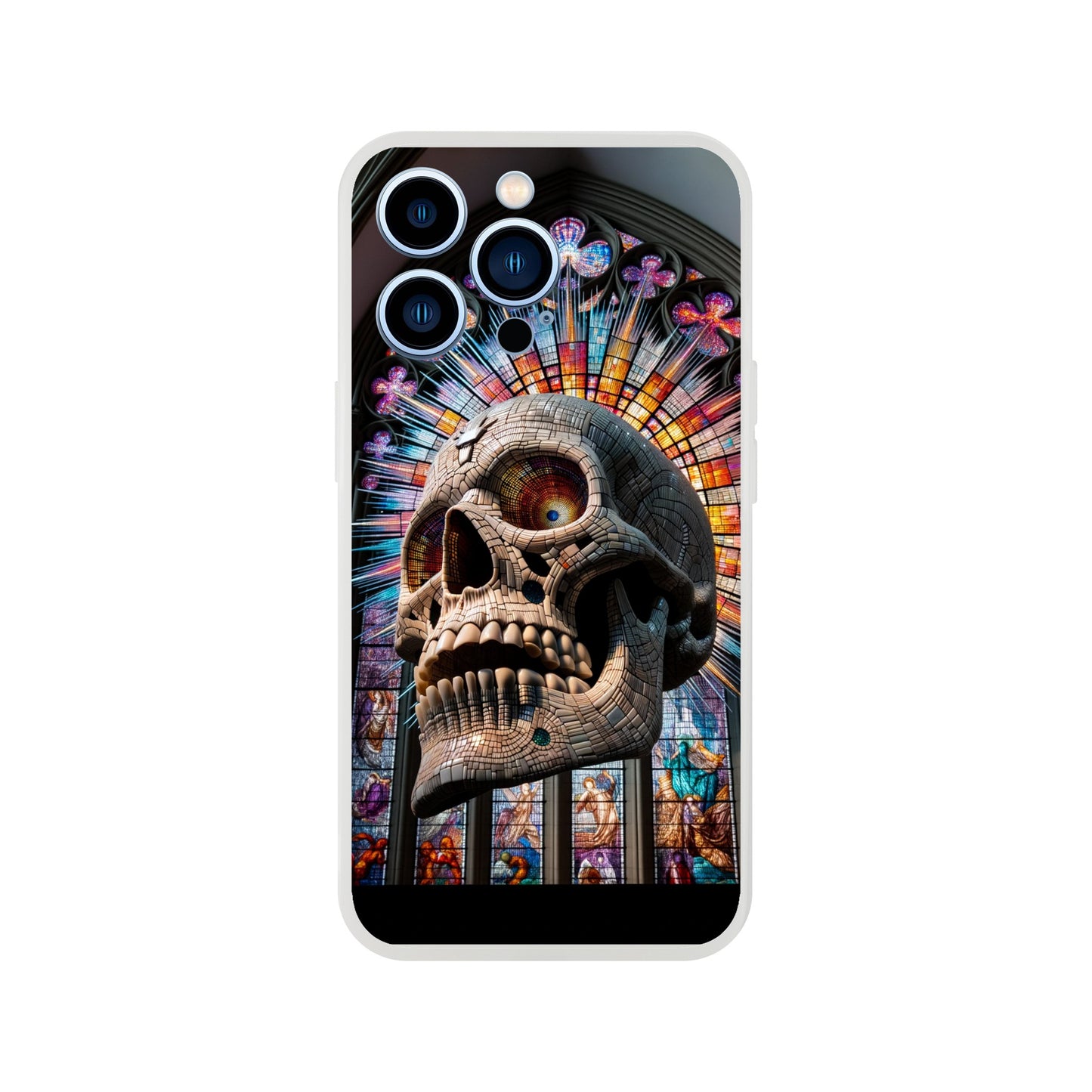 Phone Case - Stained Glass Skull