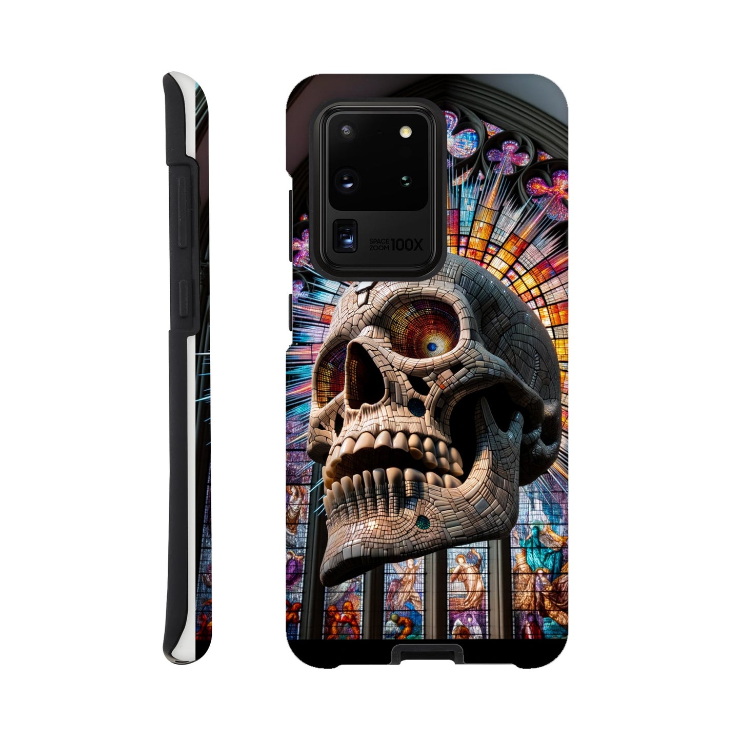 Phone Case - Stained Glass Skull