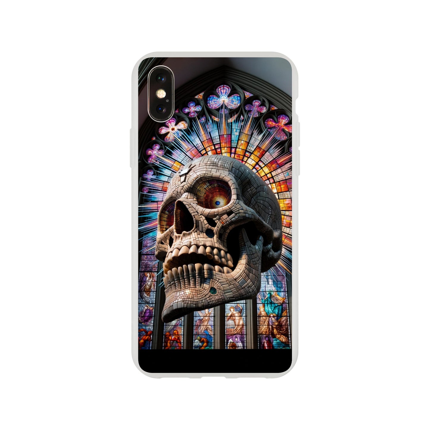 Phone Case - Stained Glass Skull