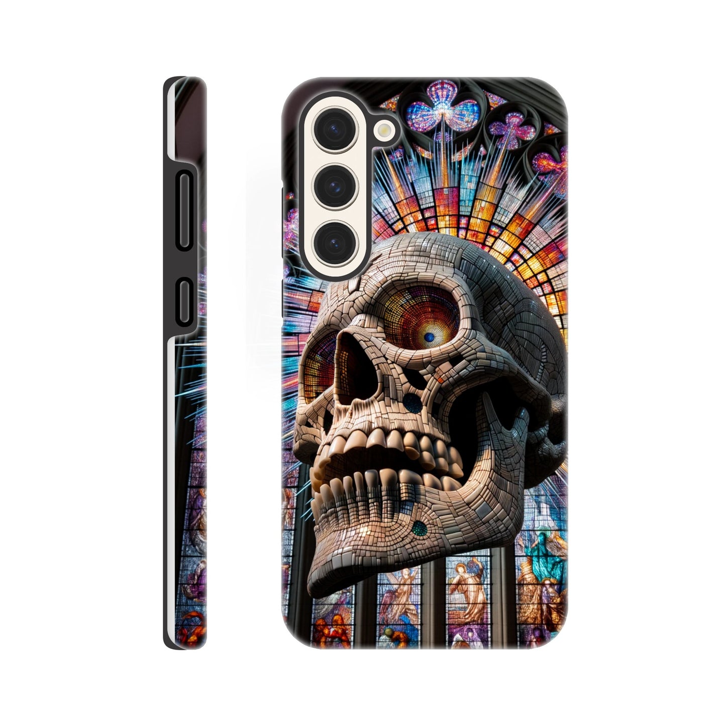 Phone Case - Stained Glass Skull