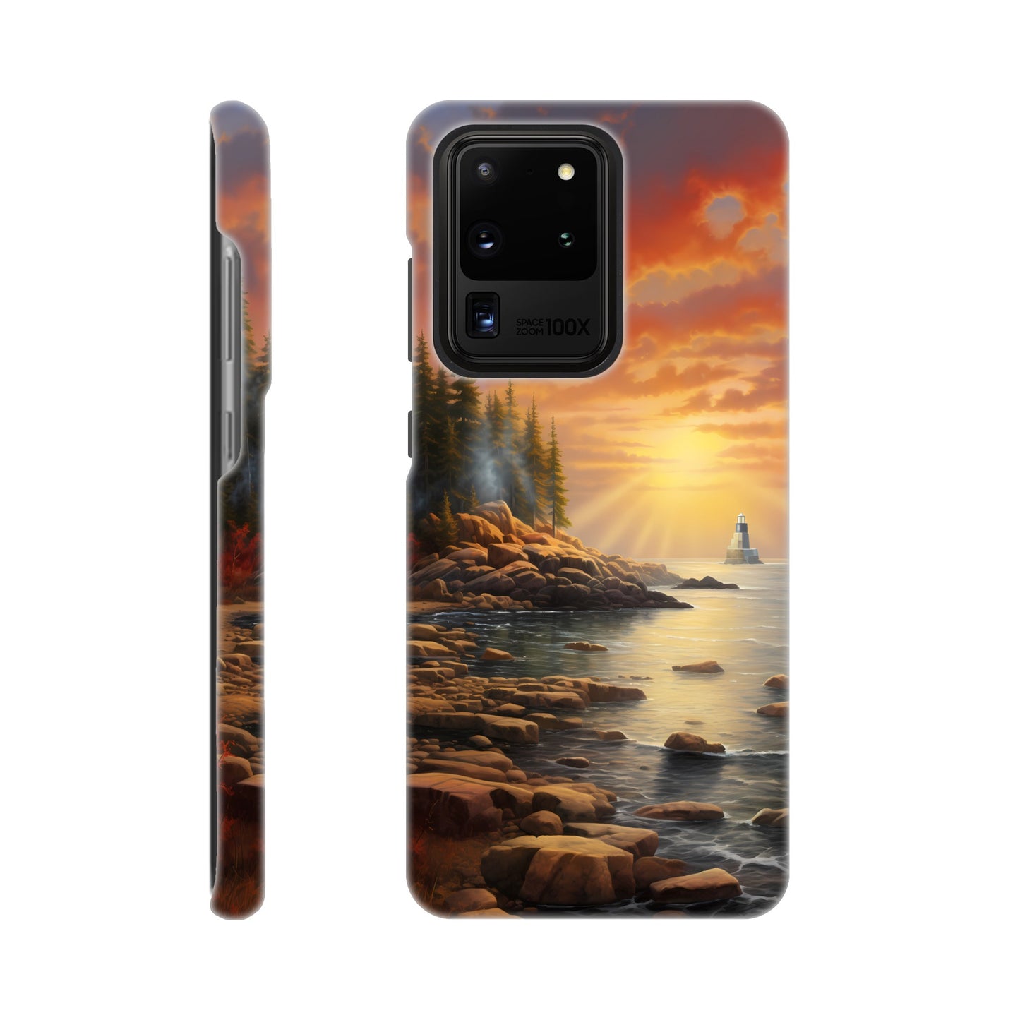 Samsung Case - Acadia Lighthouse Luminance