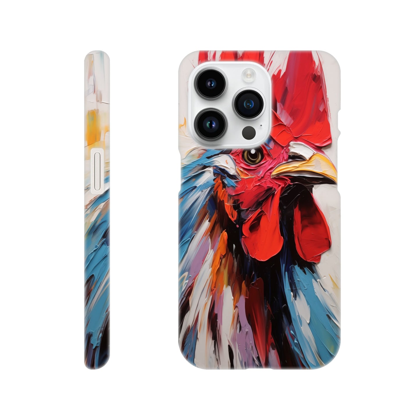 iPhone Case - Rooster Vibrant Vigilance